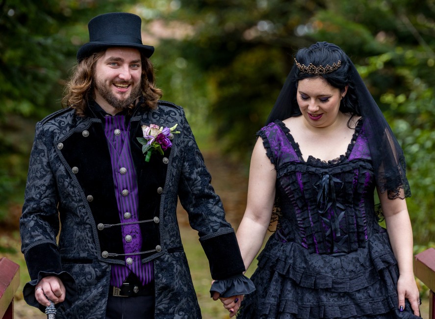 Bruiloft in Halloween-thema! Zó gaaf!